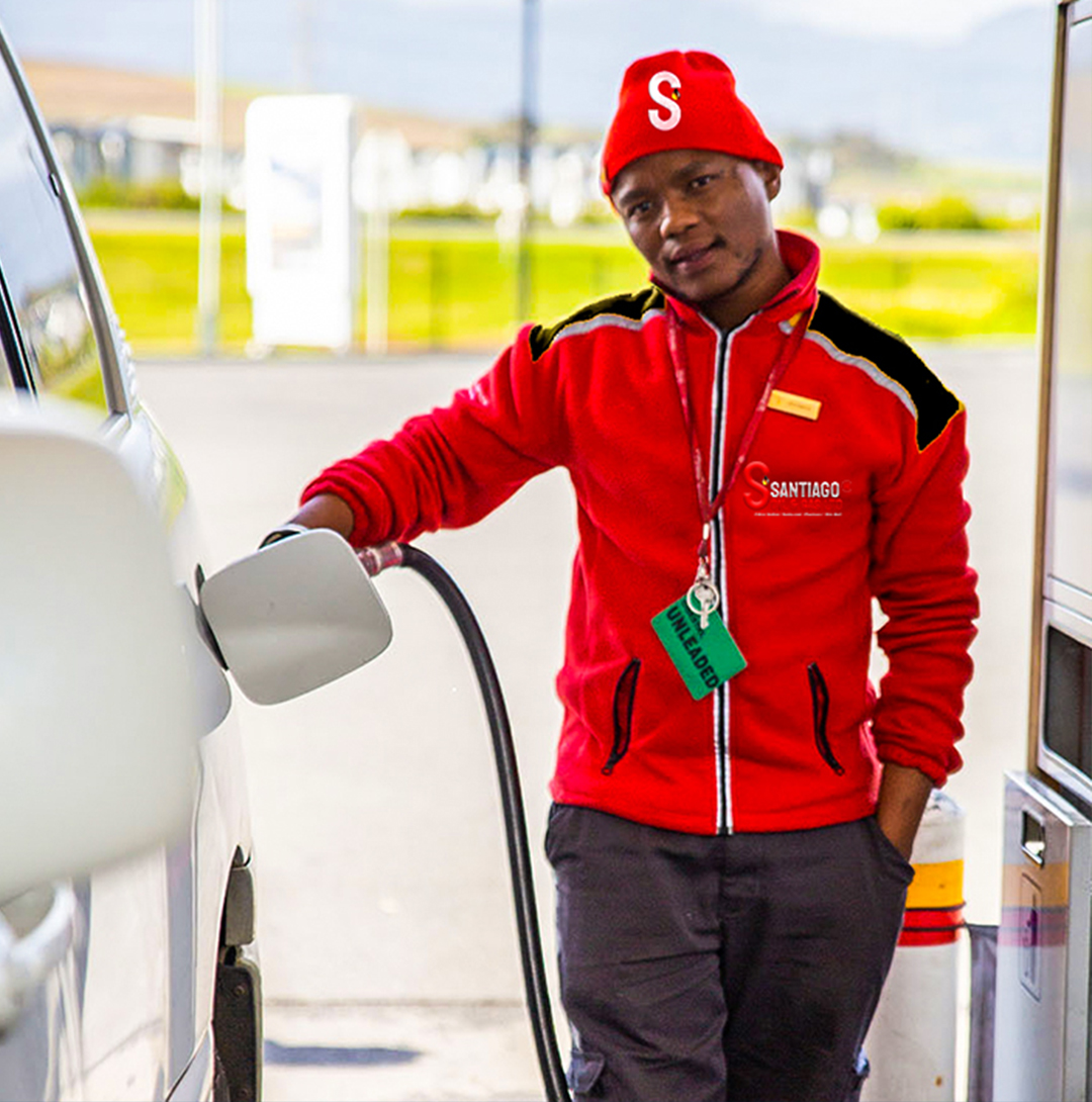 Santiago fuel man